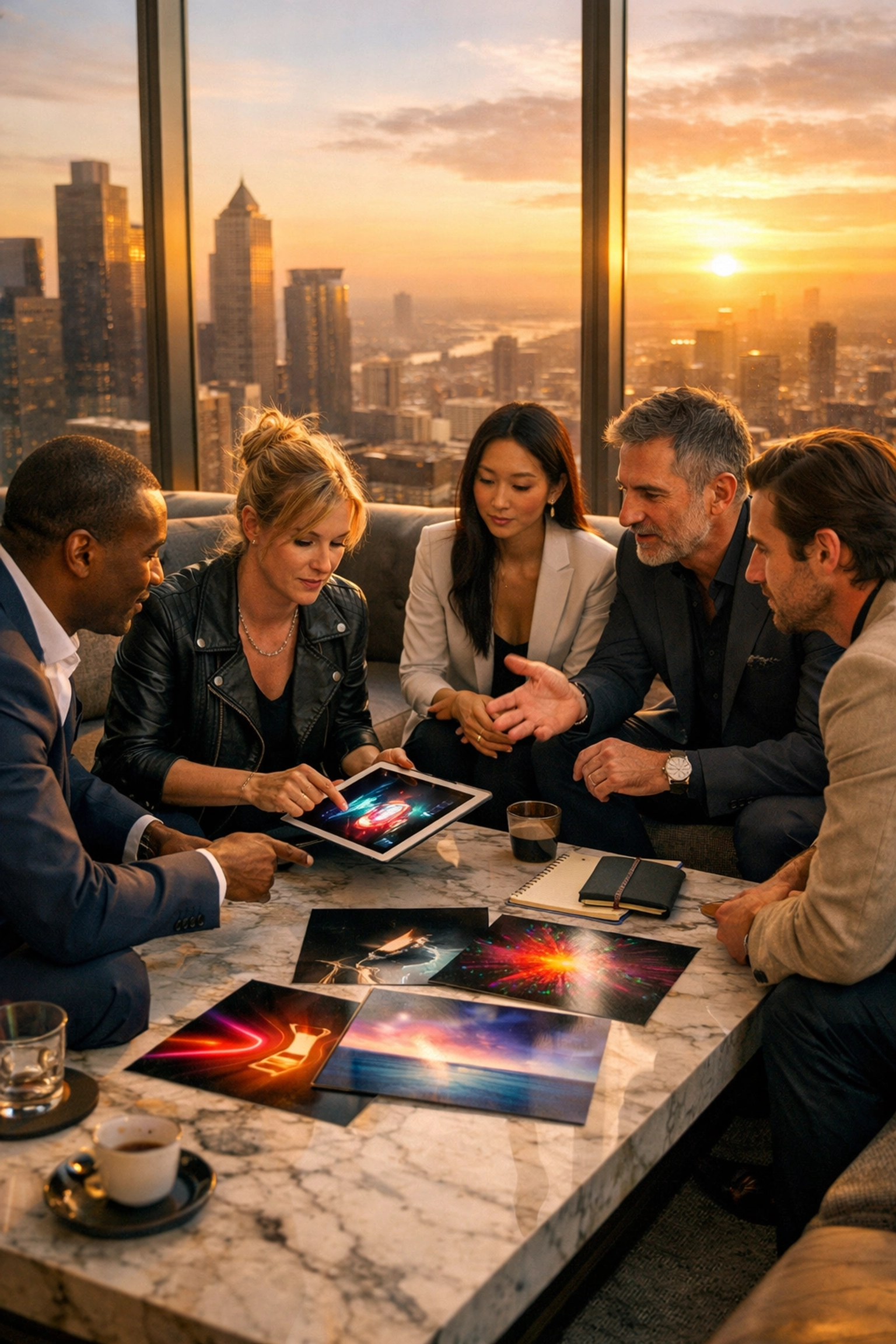 A high-level music industry consulting session focused on developing brand sponsorships and artist growth.