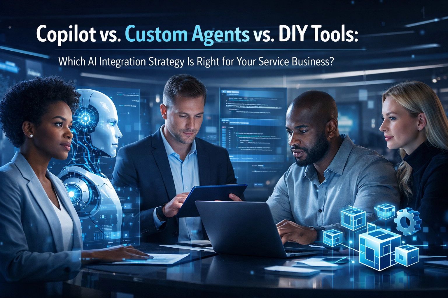 [HERO] Copilot vs. Custom Agents vs. DIY Tools: Which AI Integration Strategy Is Right for Your Service Business?