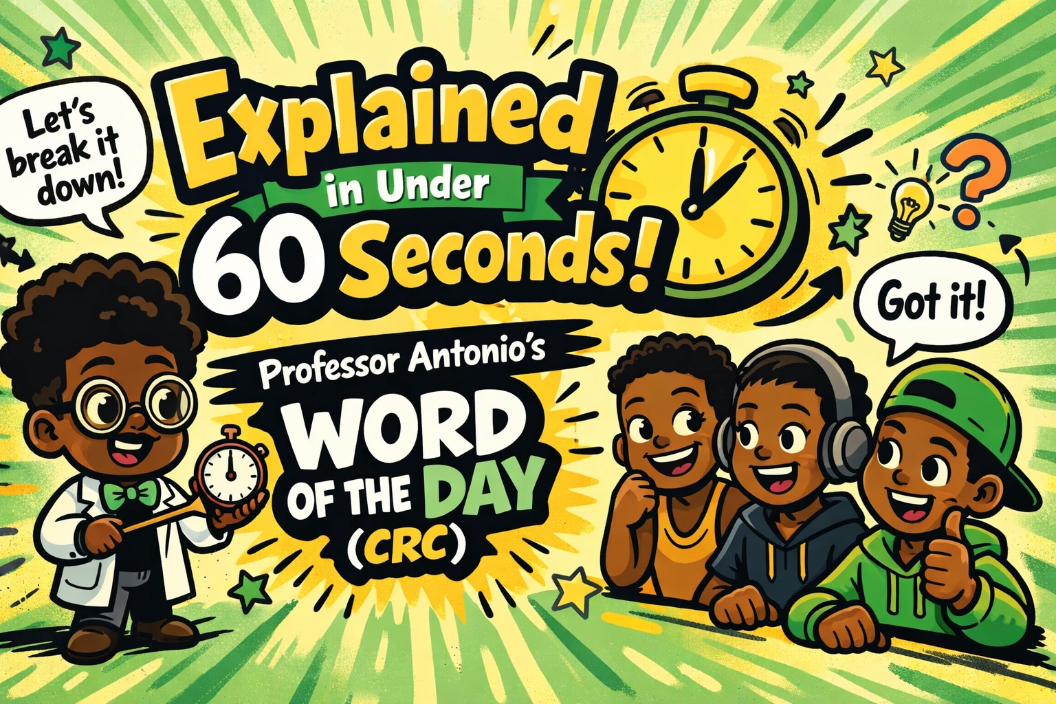 [HERO] Erudition Explained in Under 60 Seconds: Professor Antonio’s Word of the Day (CRC)