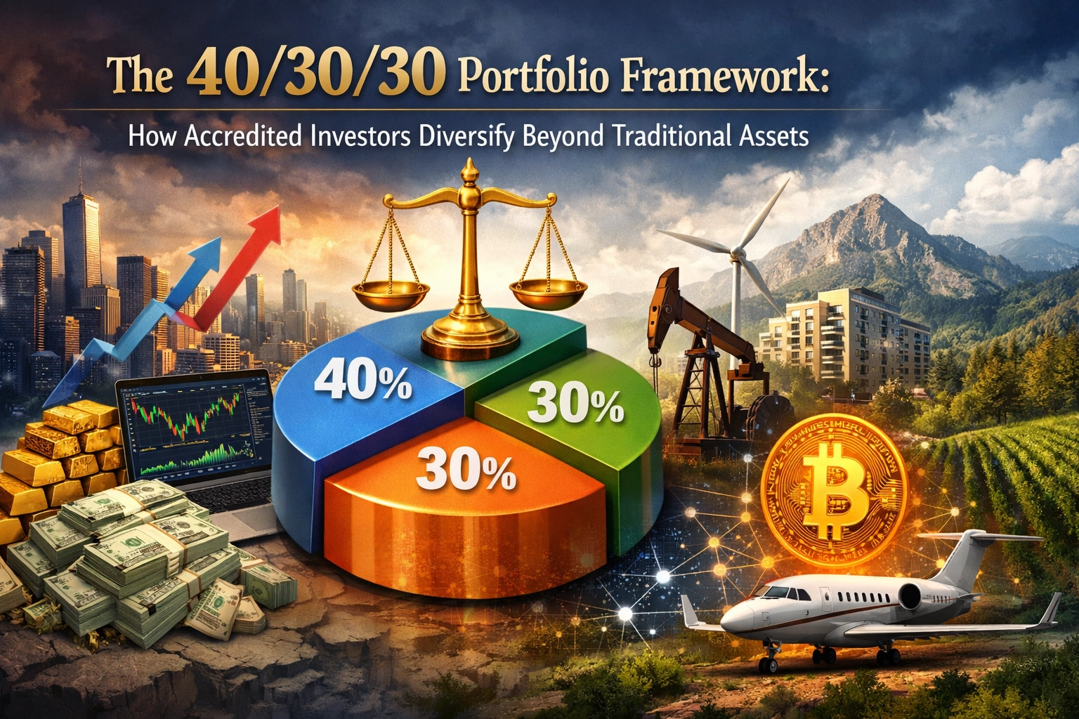 [HERO] The 40/30/30 Portfolio Framework: How Accredited Investors Diversify Beyond Traditional Assets