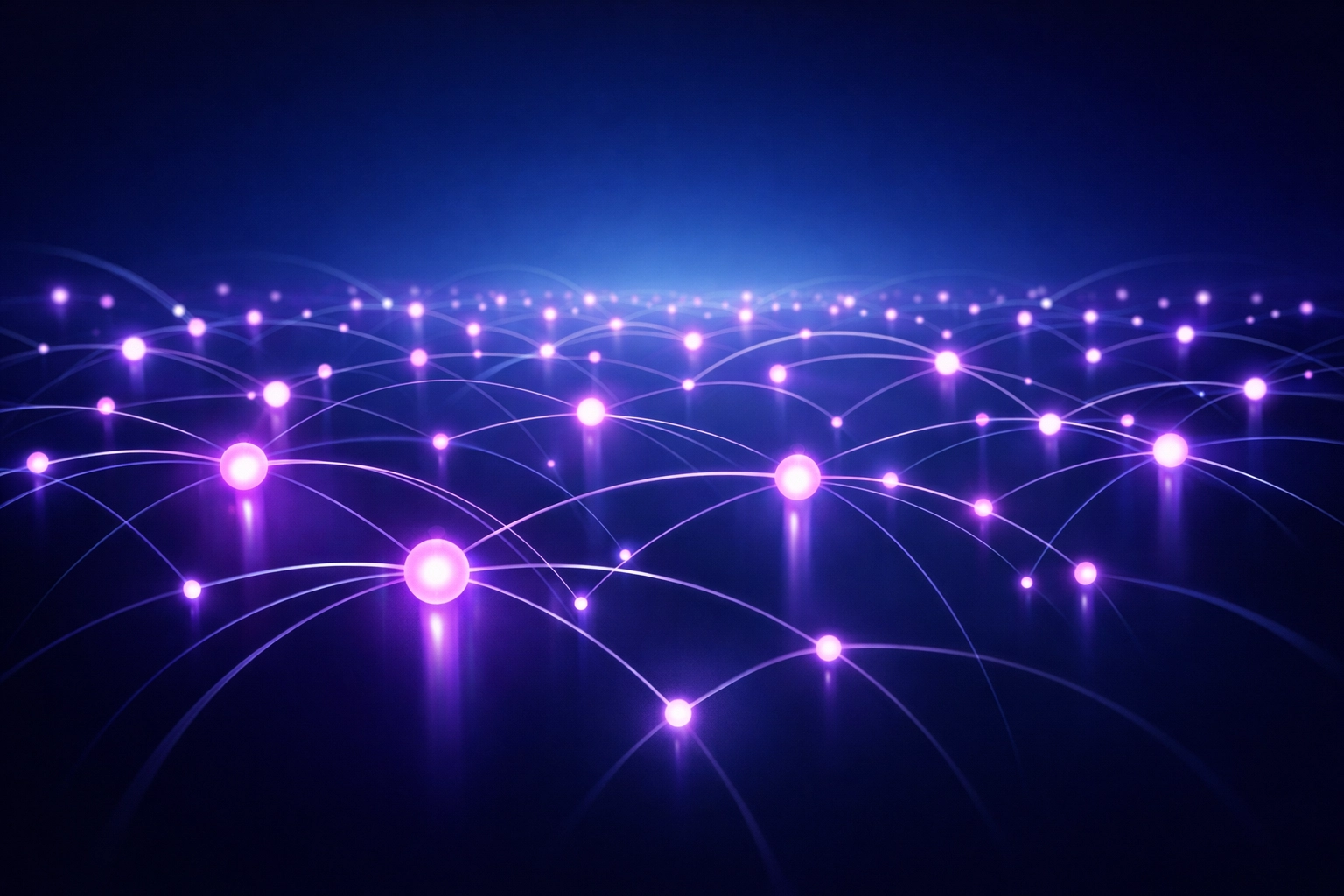 Connected glowing nodes representing a supportive community of disruptors mapping boundaries together.