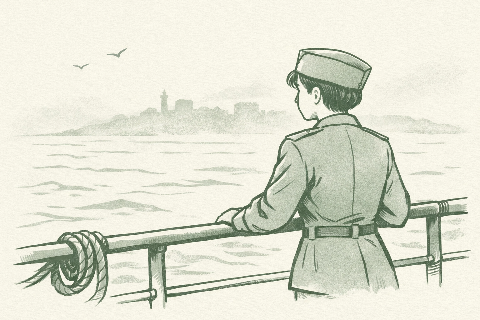 Christine Jorgensen's journey to Denmark for gender transition in 1950s military uniform