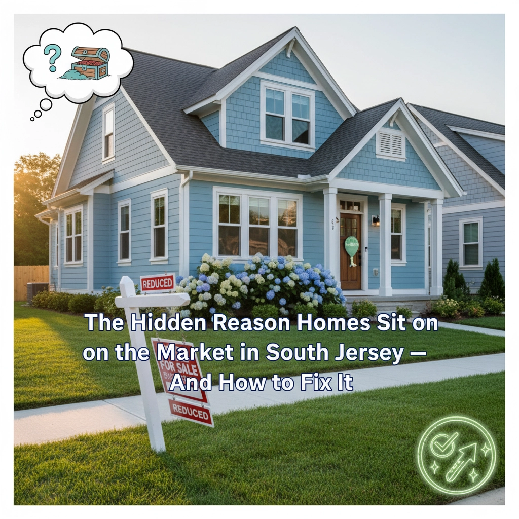 A modern home in South Jersey, representing the real estate market