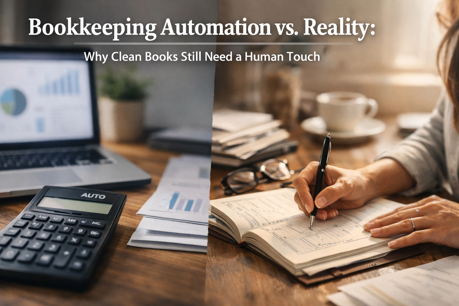 [HERO] Bookkeeping Automation vs. Reality: Why Clean Books Still Need a Human Touch