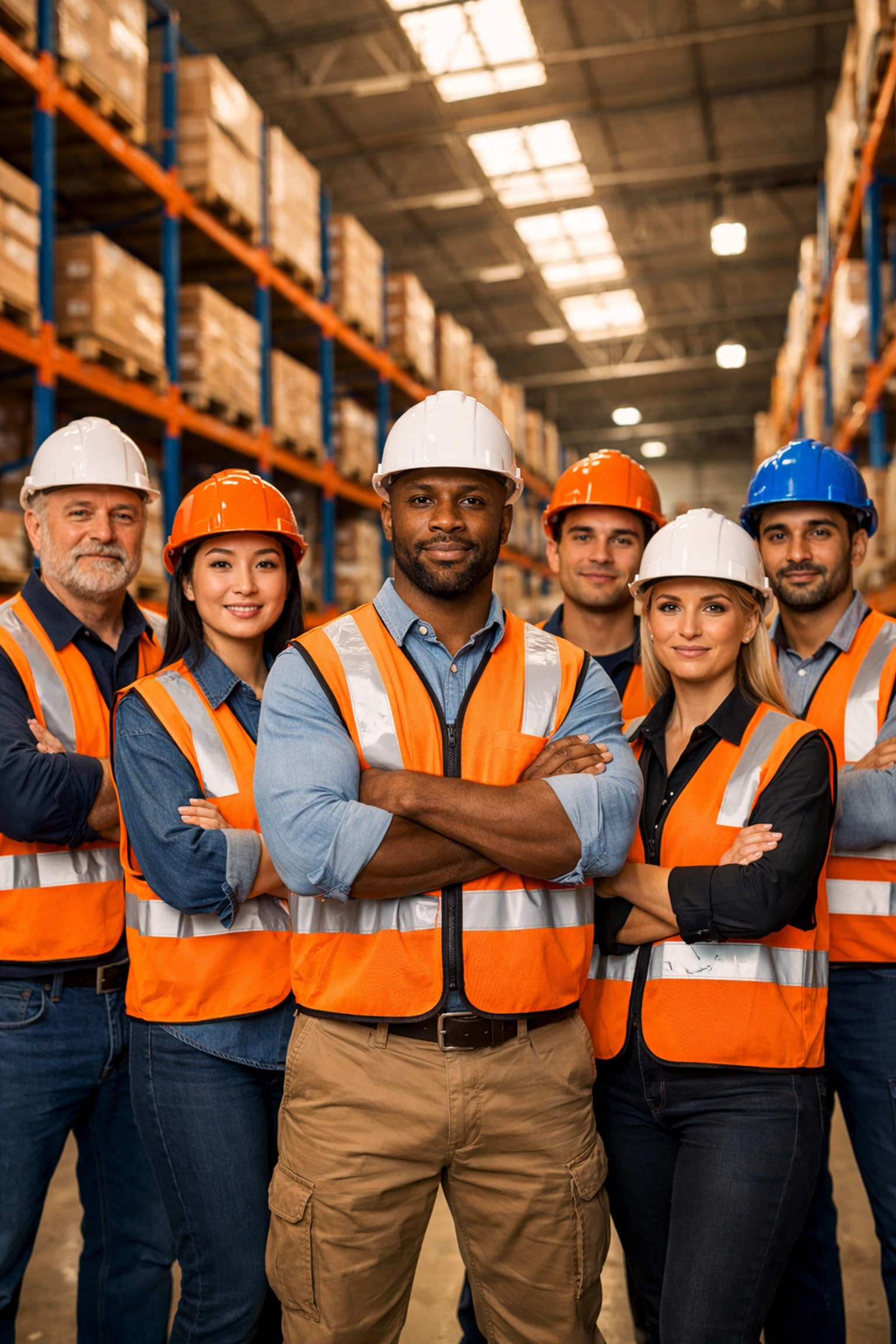 Pre-screened warehouse workers ready for Indianapolis staffing assignments in organized facility