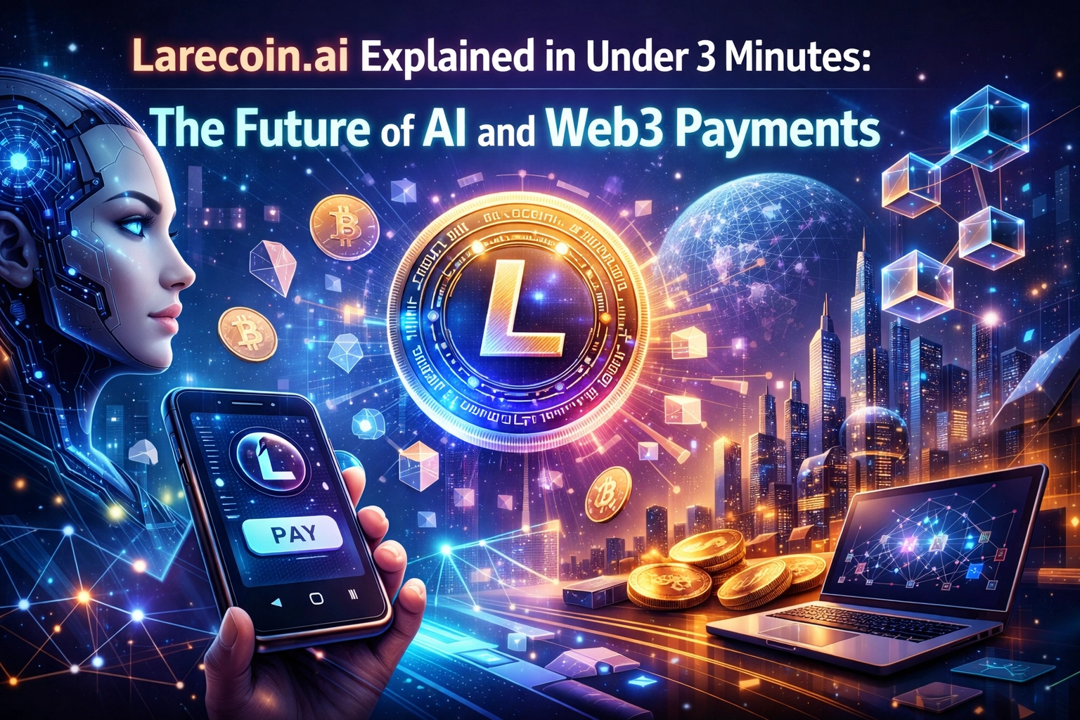 [HERO] Larecoin.ai Explained in Under 3 Minutes: The Future of AI and Web3 Payments
