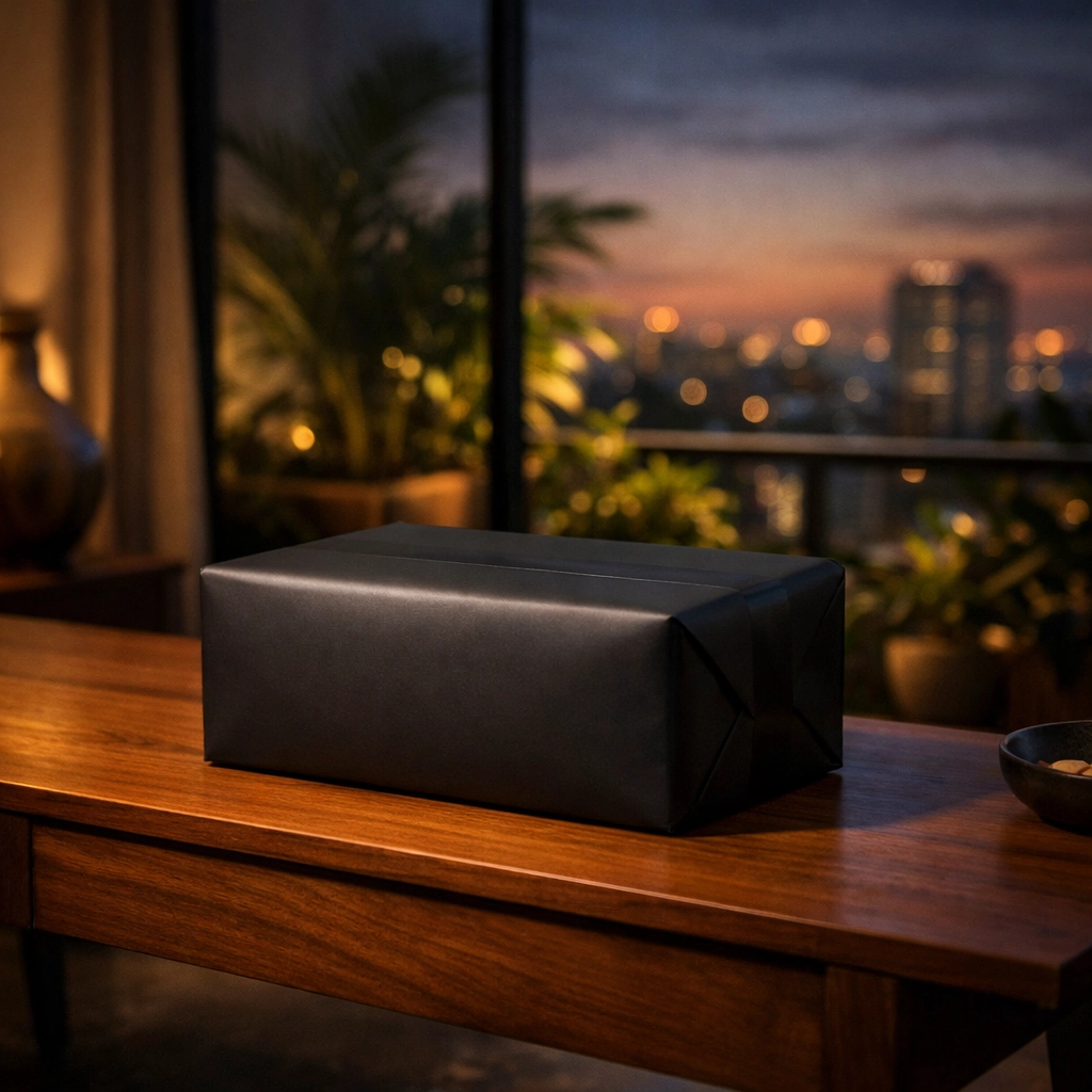 Anonymous discreet delivery package for sexual wellness products in Bangalore.