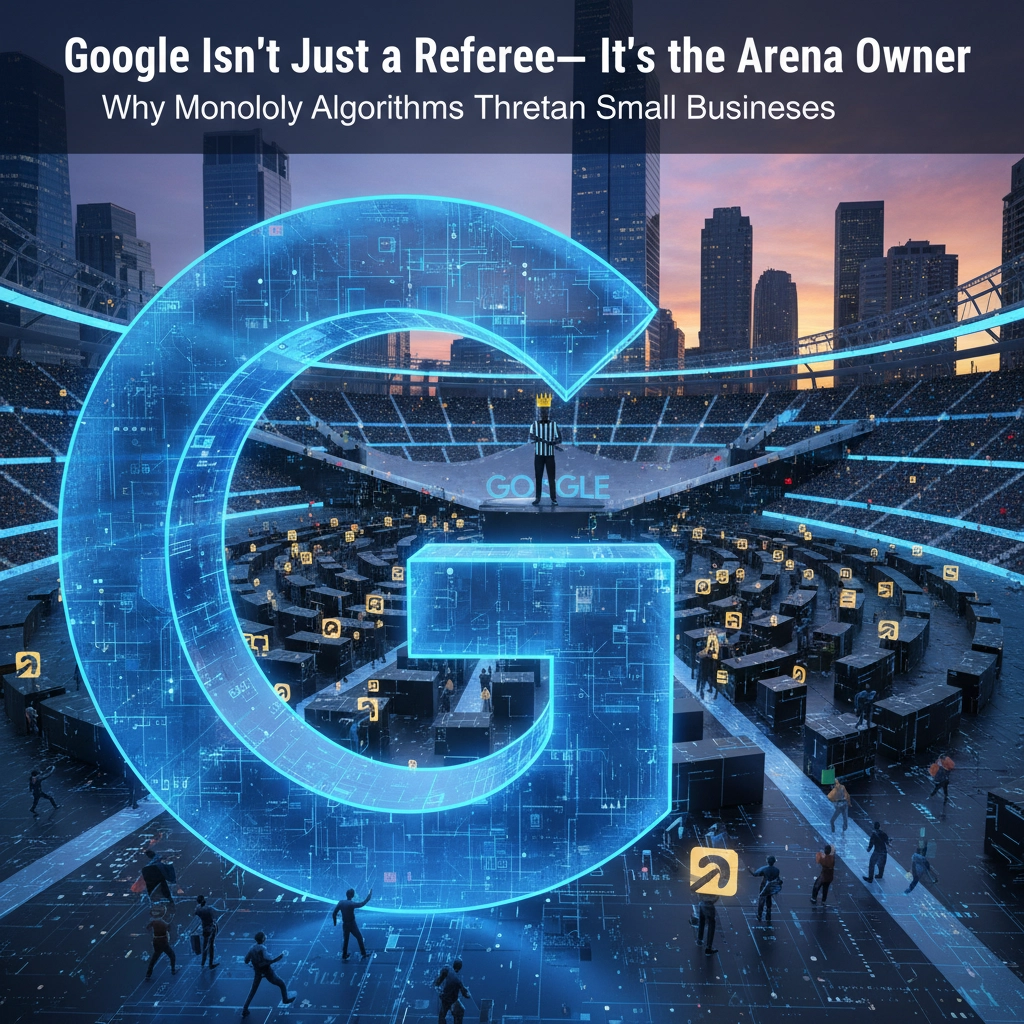 Google Isn't  Just a Referee: It's the Arena Owner: Why Monopoly Algorithms Could  Threaten Small Businesses