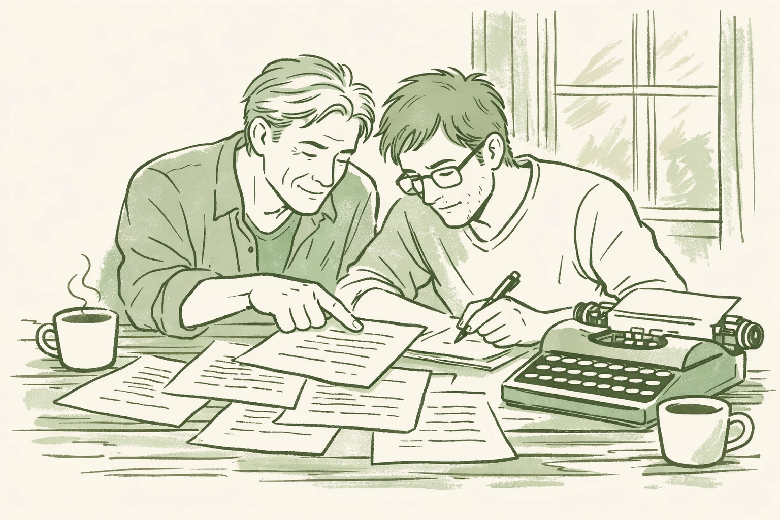 Actor and screenwriter collaborate closely on script, developing emotional connection in character-driven romance