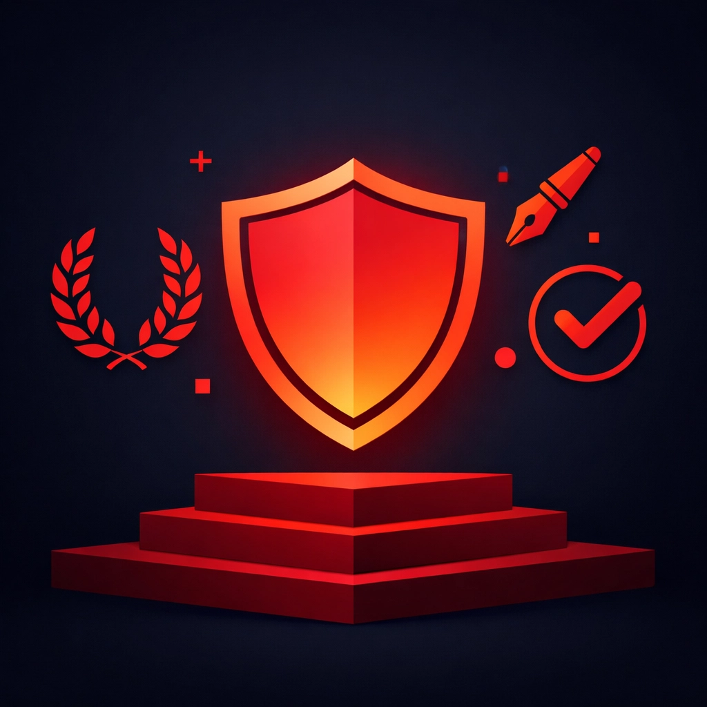 Shield icon representing brand trust and E-E-A-T authority for Bristol digital marketing results.