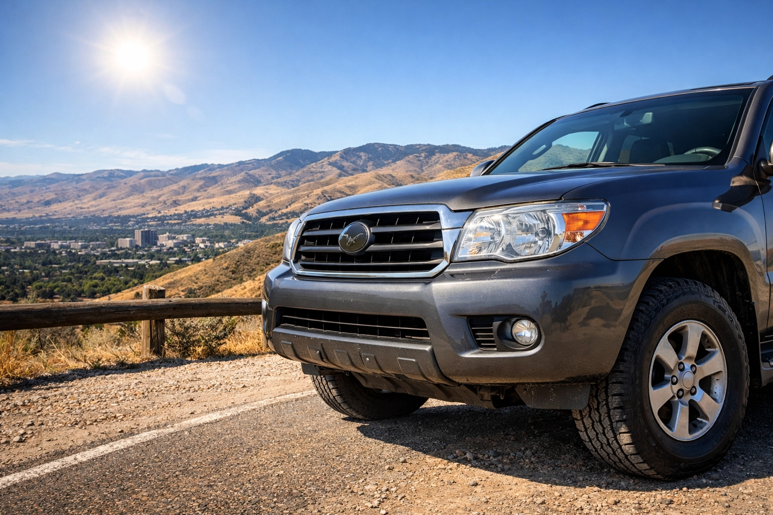 Used car in Boise foothills needing professional purchase inspections near me.