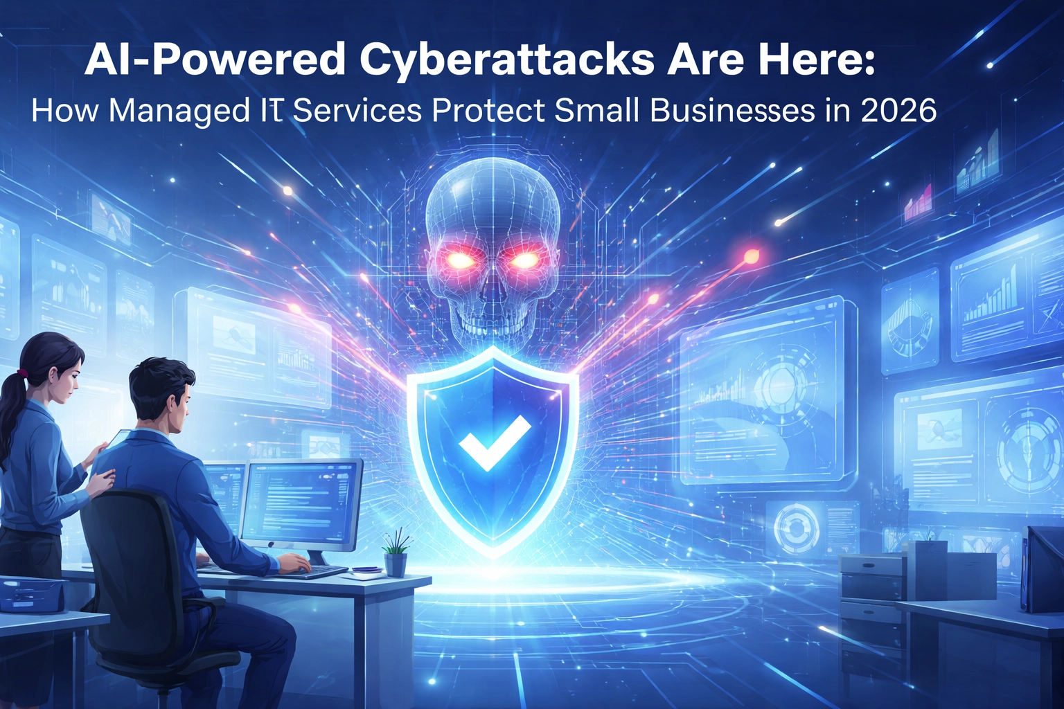[HERO] AI-Powered Cyberattacks Are Here: How Managed IT Services Protect Small Businesses in 2026