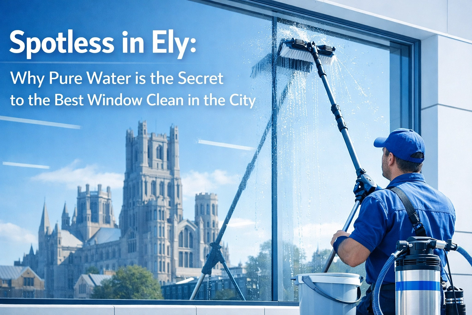 [HERO] Spotless in Ely: Why Pure Water is the Secret to the Best Window Clean in the City