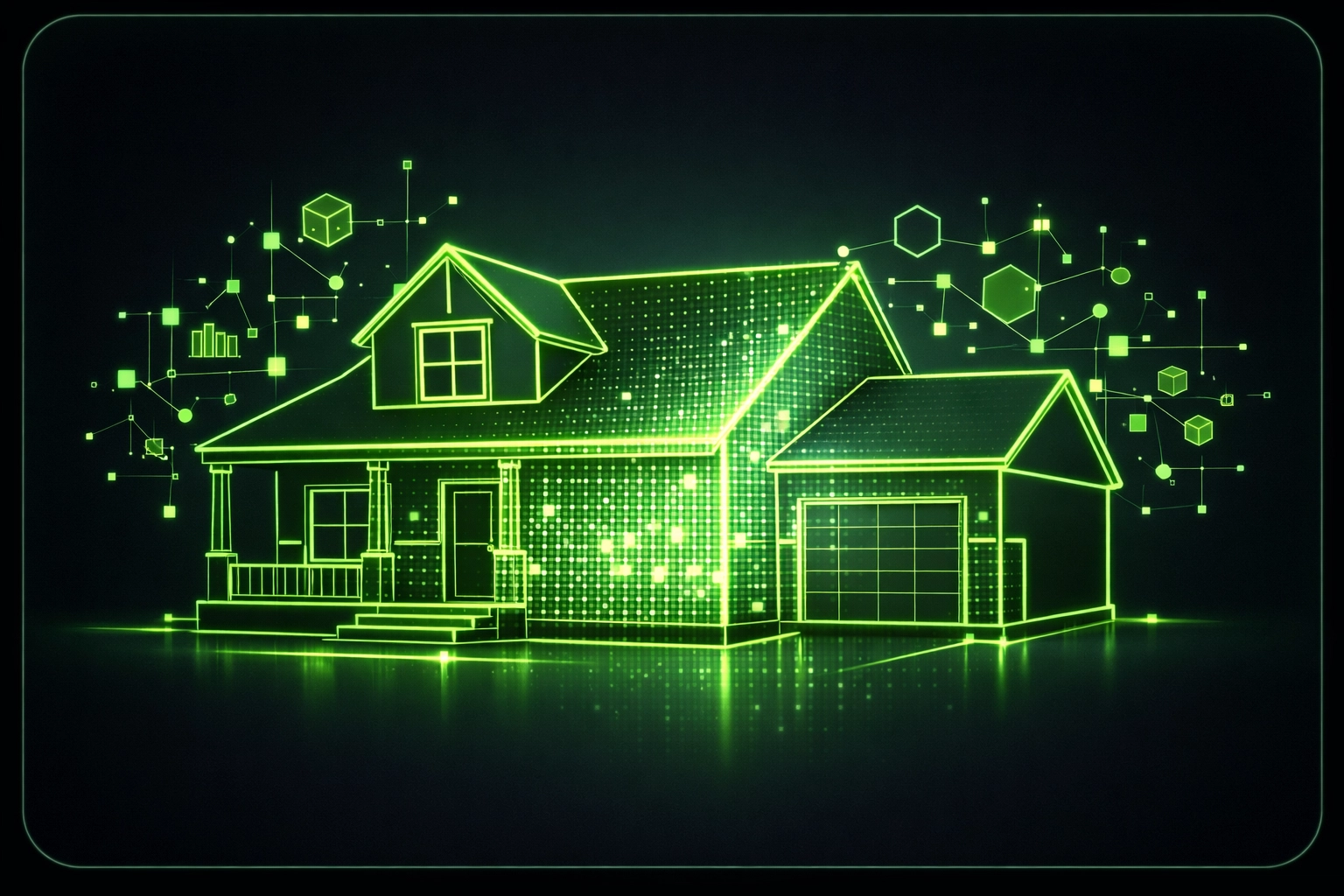 Digital map of a Missouri home showing the 25-field SEO data structure for painting services.