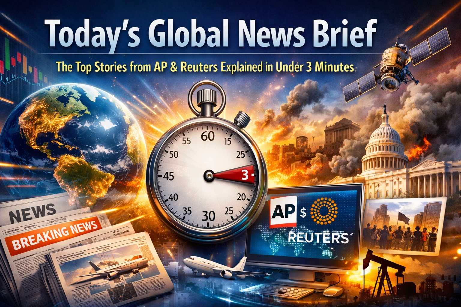 [HERO] Today’s Global News Brief: The Top Stories from AP & Reuters Explained in Under 3 Minutes