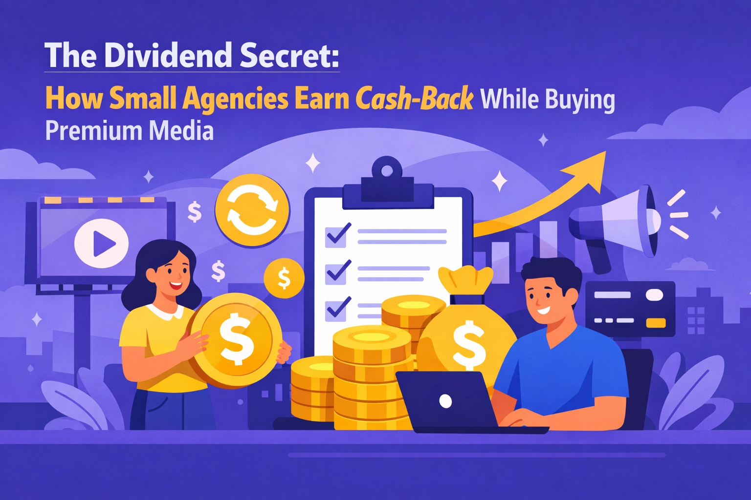 [HERO] The Dividend Secret: How Small Agencies Earn Cash-Back While Buying Premium Media