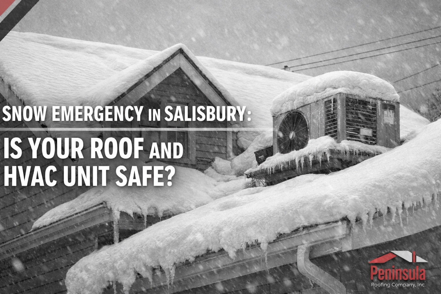 [HERO] Snow Emergency in Salisbury: Is Your Roof and HVAC Unit Safe?