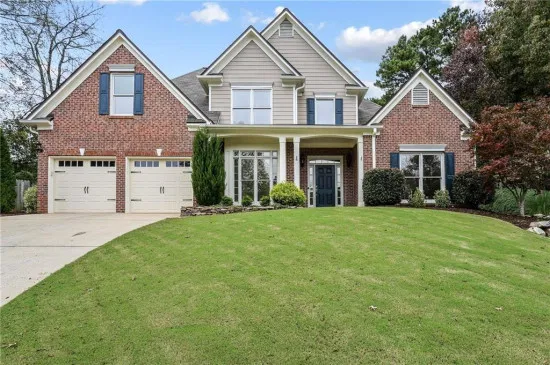 A classic brick suburban home in a quiet Acworth neighborhood A classic brick suburban home in a quiet Acworth neighborhood