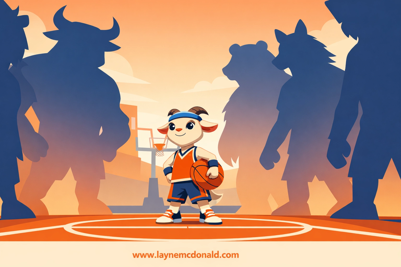 Small goat character facing larger opponents in GOAT 2026 animated film underdog story