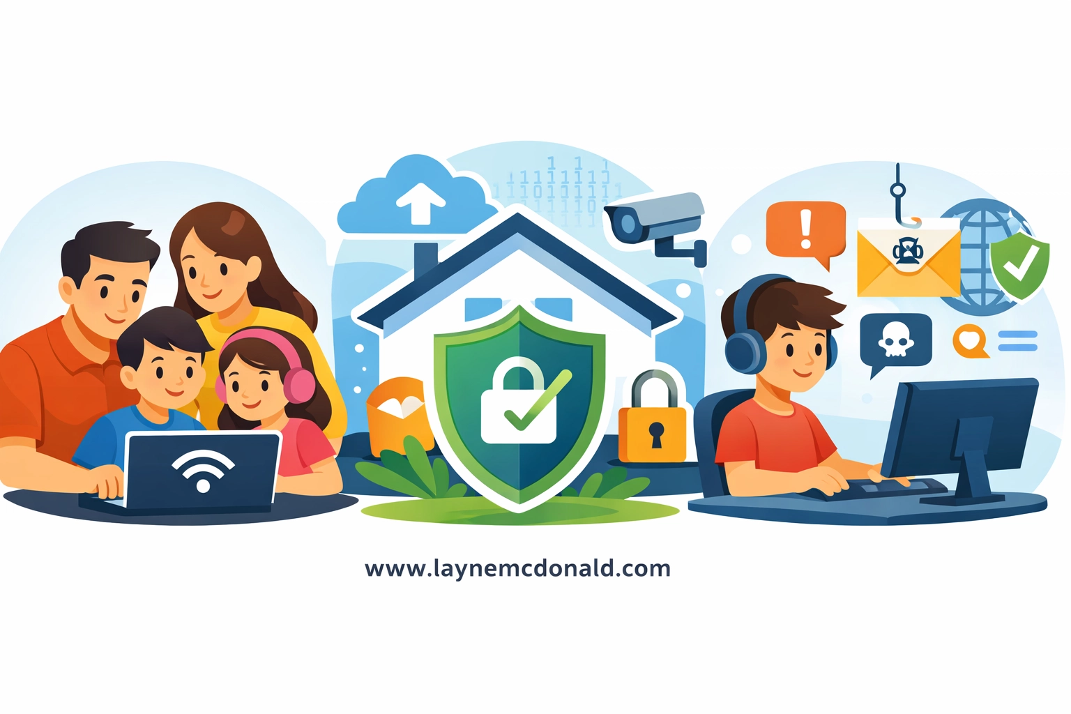 [HERO] Family and Parenting: 5 Steps to Secure Your Home and Protect Your Kids Online (An Easy Guide for Parents)