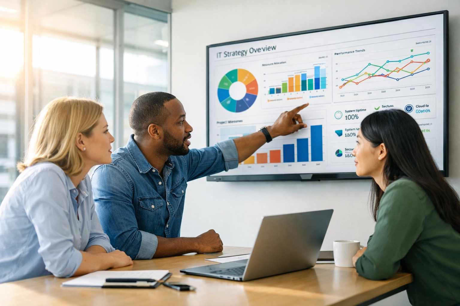 ServiceNow implementation partner strategists analyzing Agentic AI data for ITOM and ITAM.