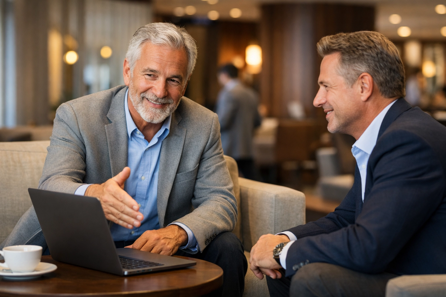 ServiceNow consulting expert reviewing a platform ROI and license audit with a business client.