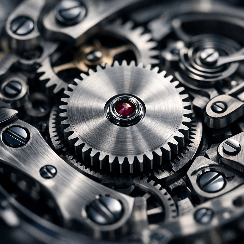 Detailed watch gears illustrating the intricate investor-grade thinking behind a successful startup pitch deck.