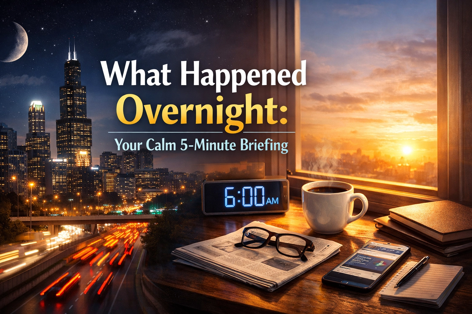 [HERO] What Happened Overnight: Your Calm 5-Minute Briefing