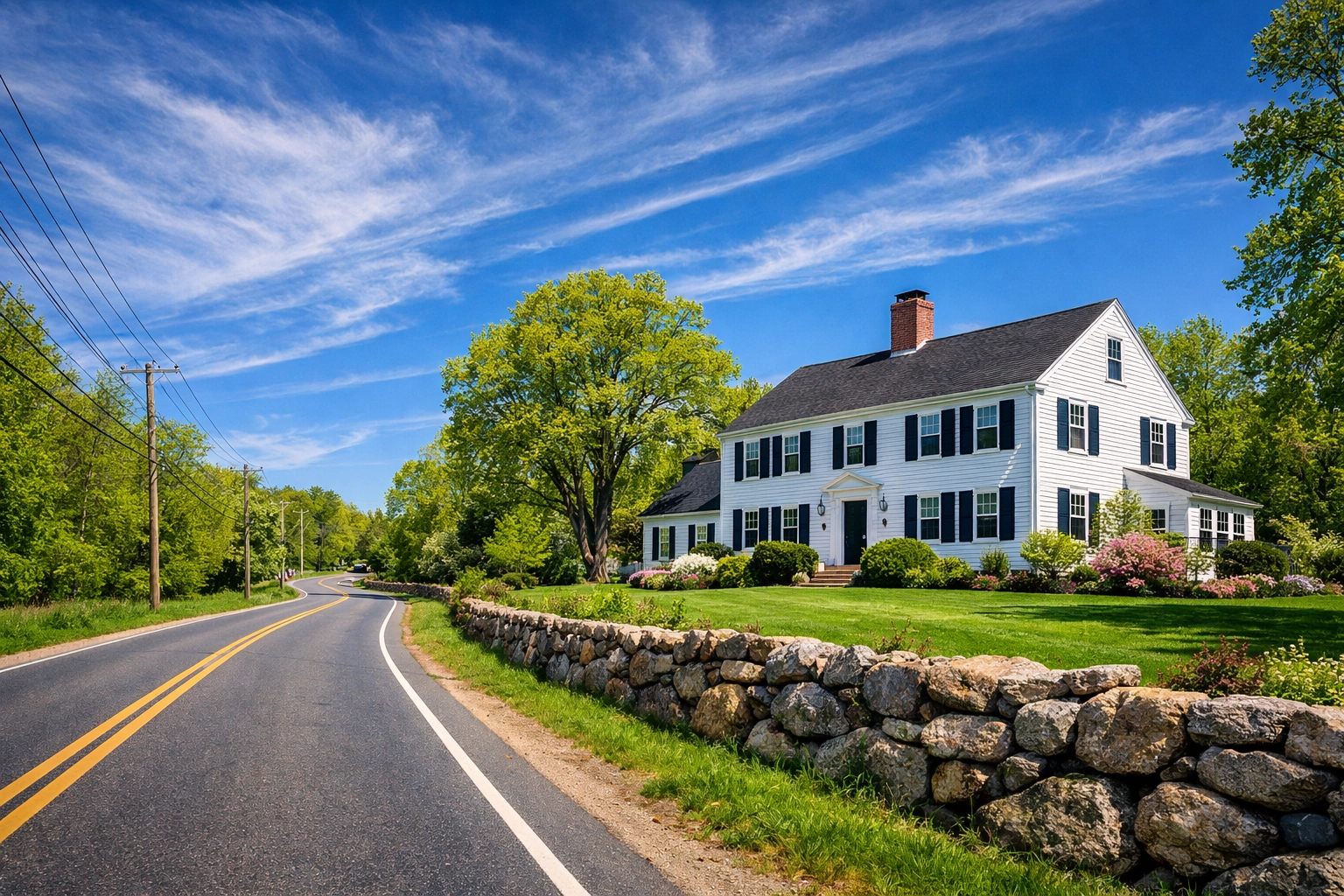 Beautifully maintained Carlisle home representing our house cleaning service area in the MetroWest region.