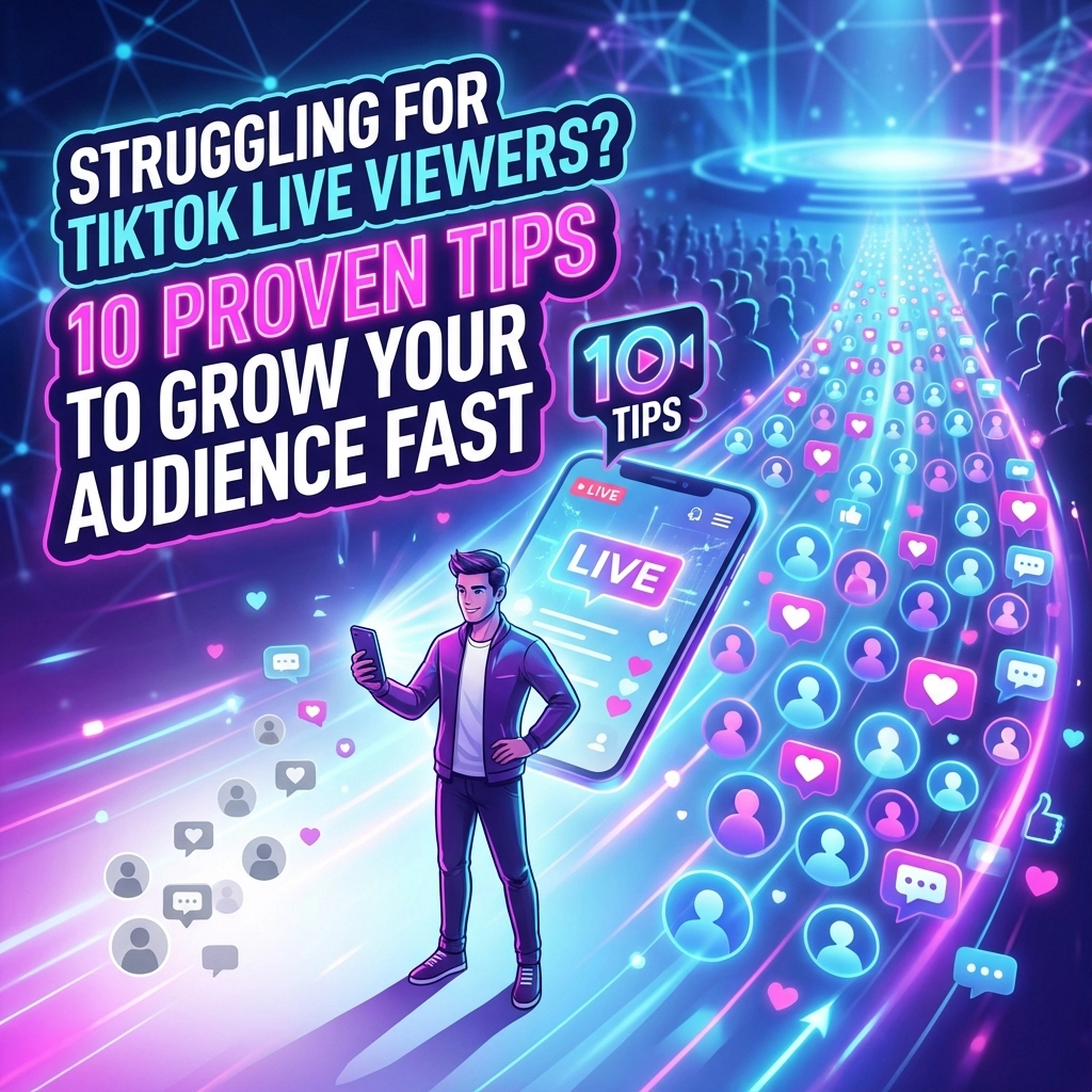 Struggling For TikTok Live Viewers? 10 Proven Tips to Grow Your Audience Fast