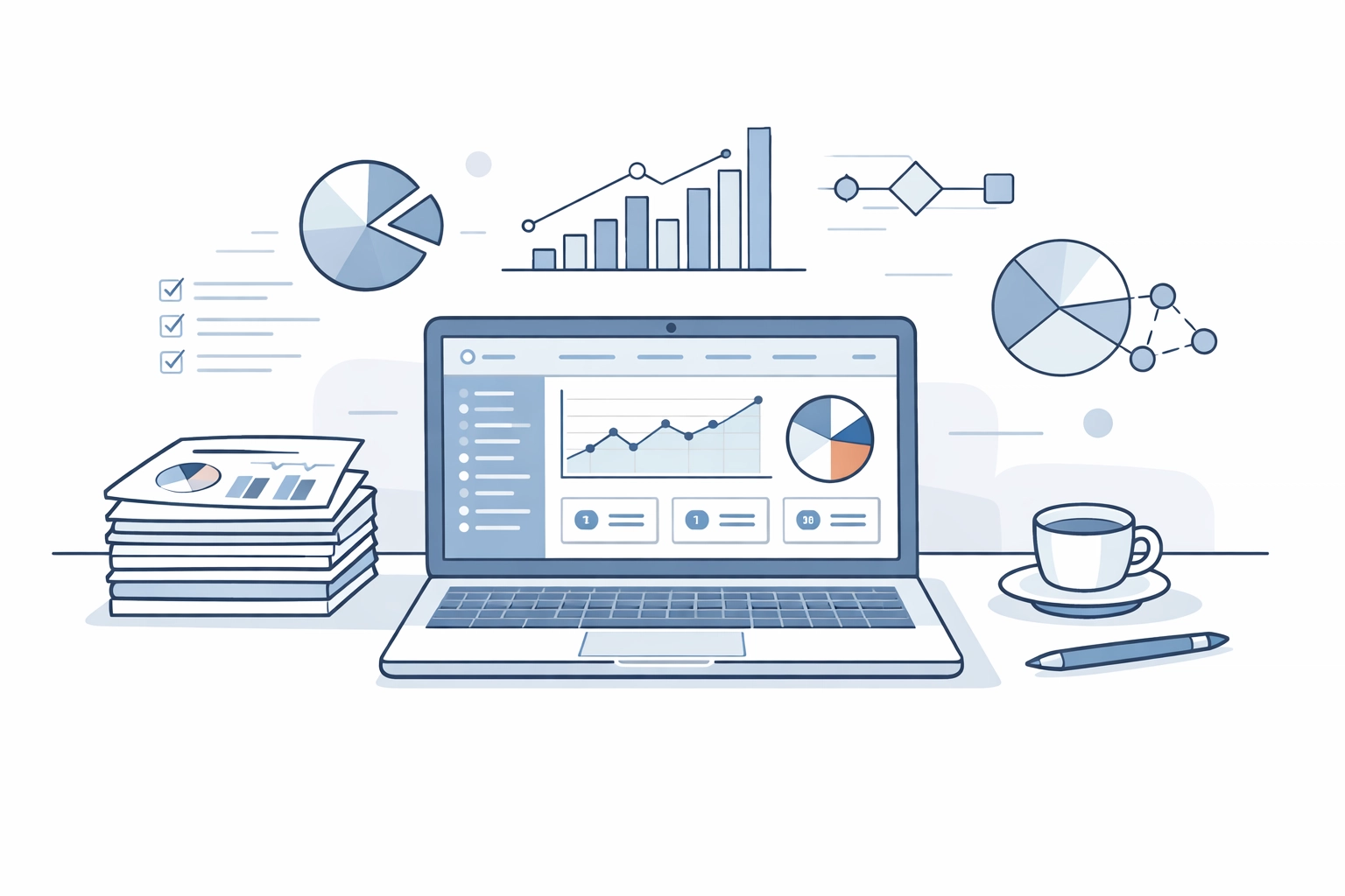 ESG data management workspace with analytics dashboards and reporting tools