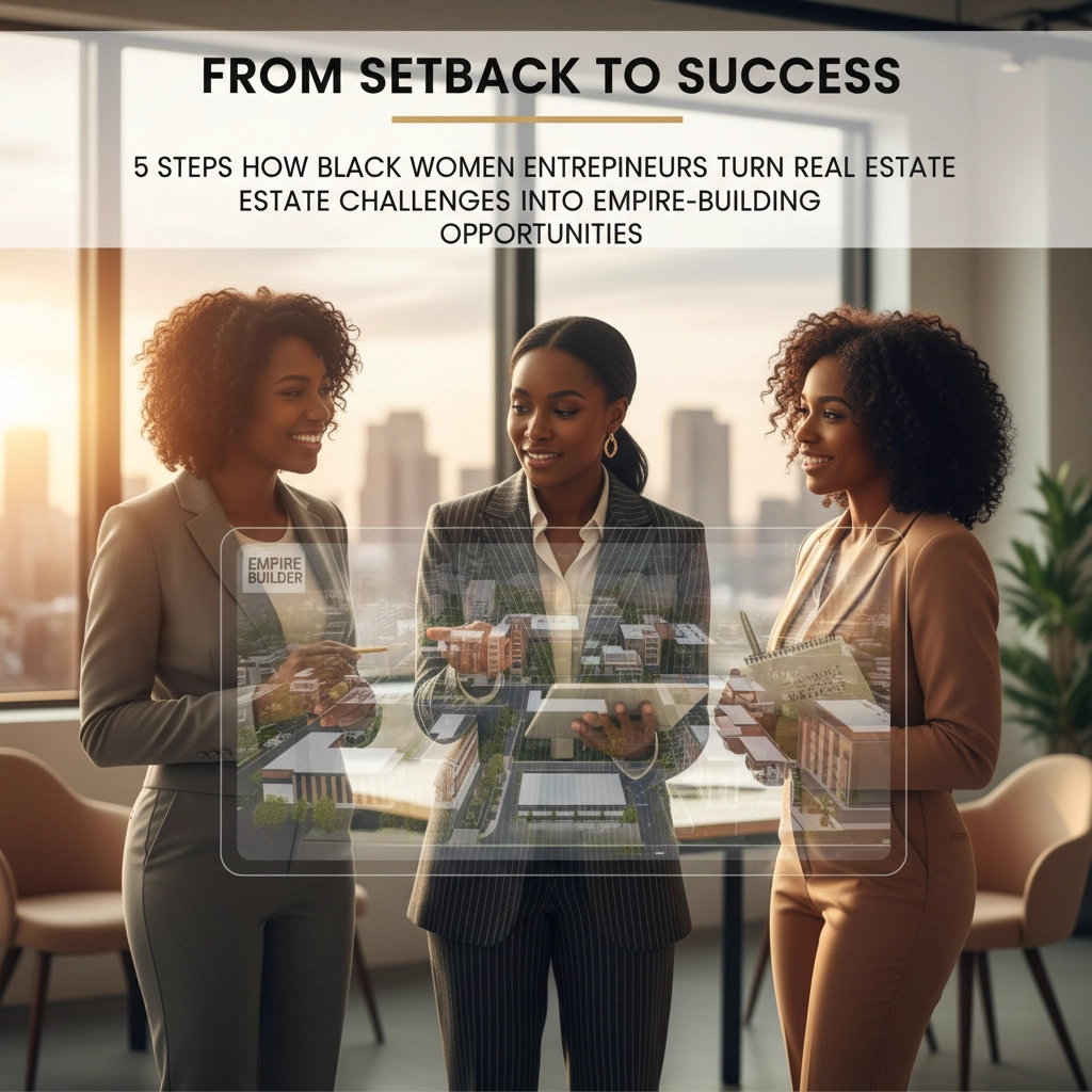 From Setback to Success: 5 Steps How Black Women Entrepreneurs Turn Real Estate Challenges into Empire-Building Opportunities