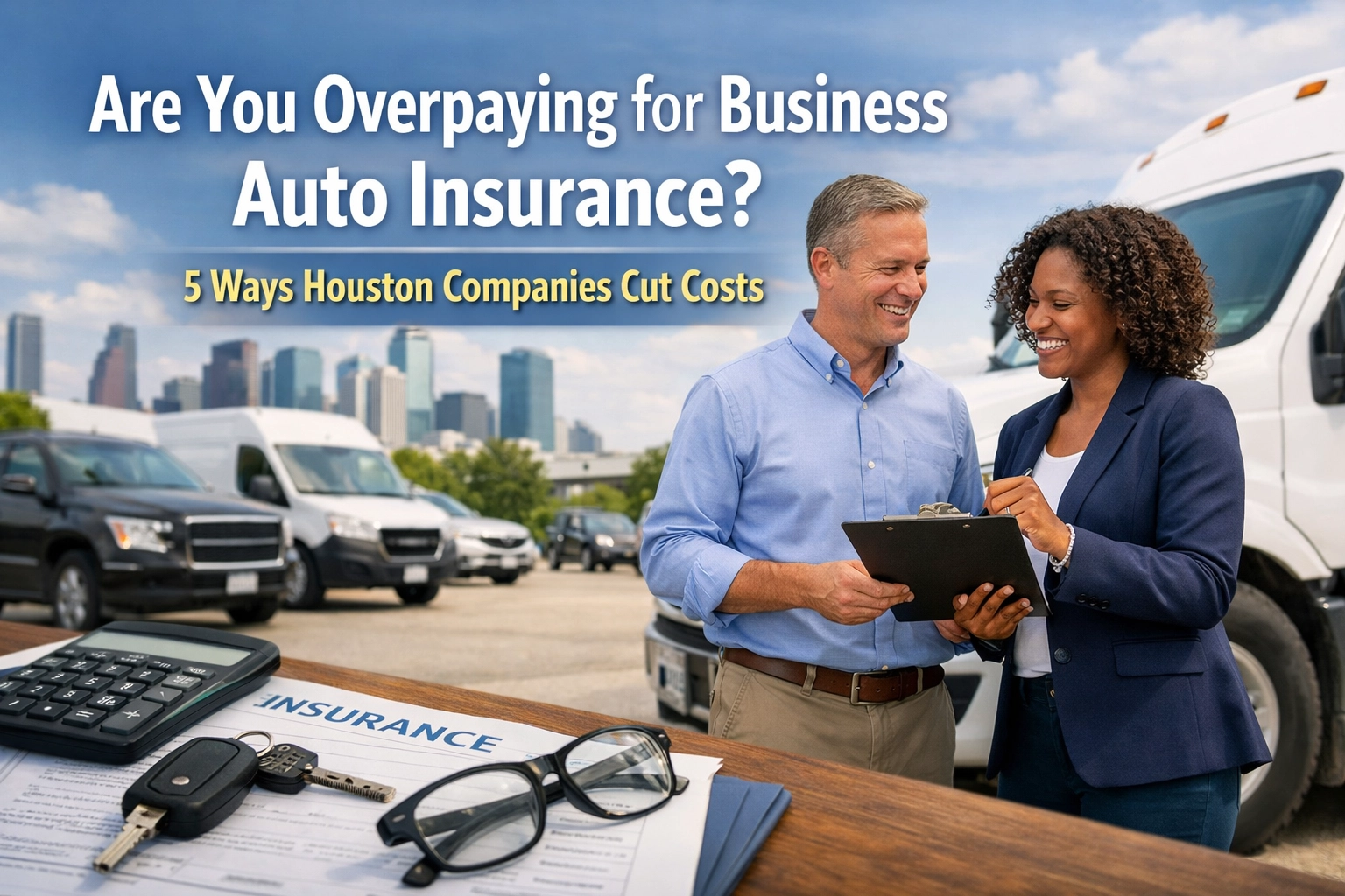 [HERO] Are You Overpaying for Business Auto Insurance? 5 Ways Houston Companies Cut Costs