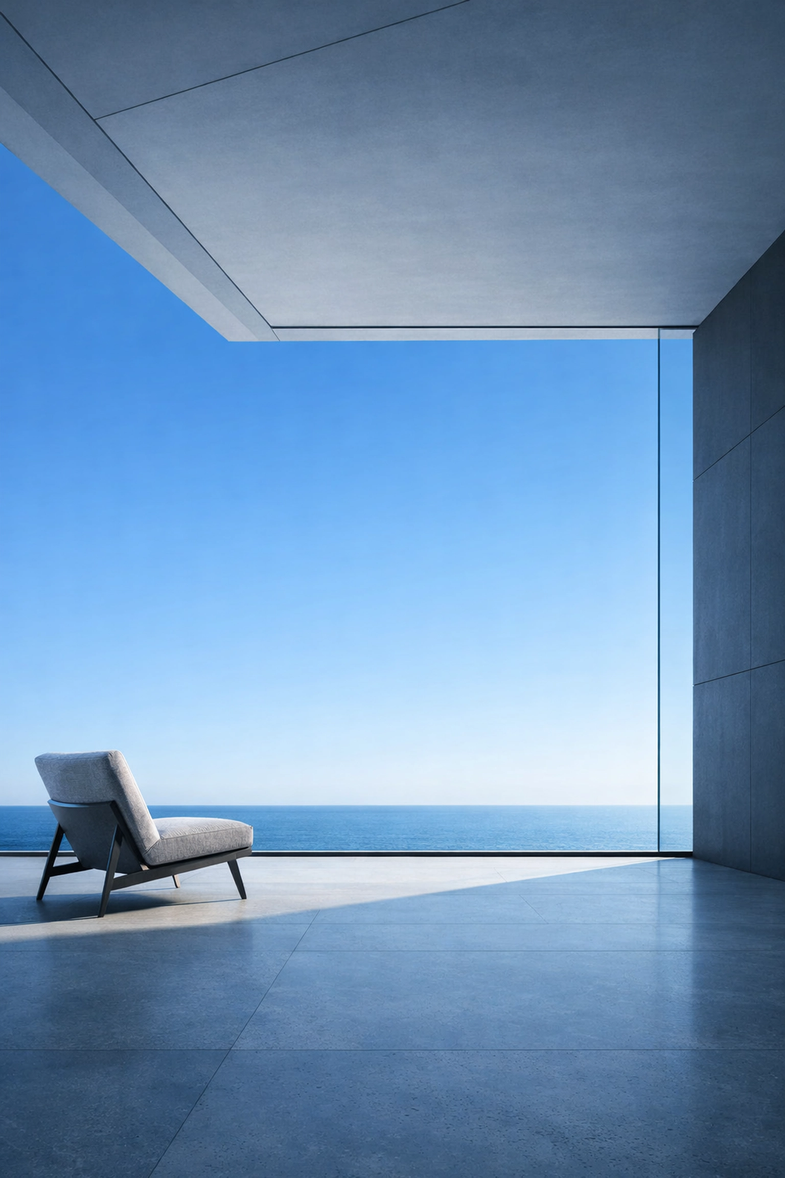 A wide-angle minimalist view representing business scalability and moving from manual admin to strategic growth.