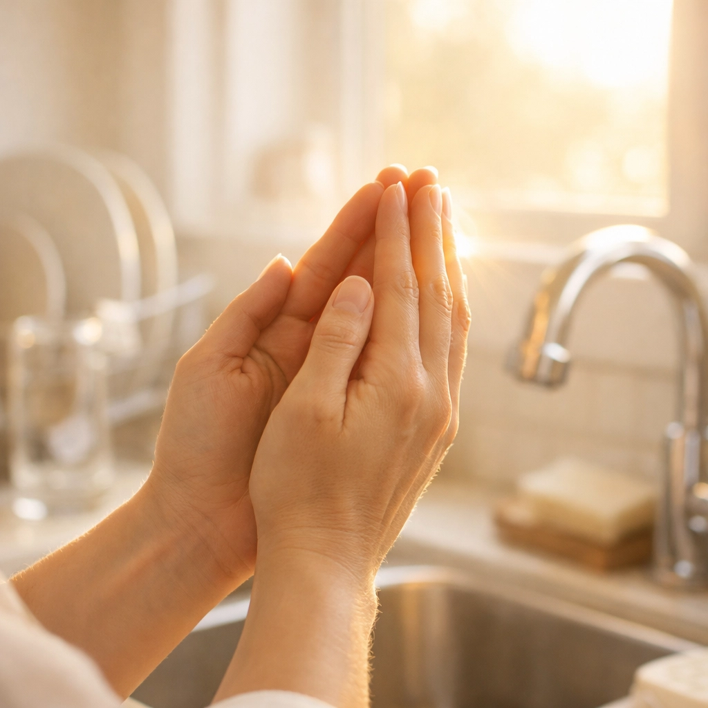 അടുക്കള സിങ്കിനു മുന്നിൽ പ്രാർത്ഥിക്കുന്നത് പോലുള്ള ശ്വസന വ്യായാമങ്ങൾ നിങ്ങളുടെ ദിനചര്യയിൽ ഉൾപ്പെടുത്തുക.