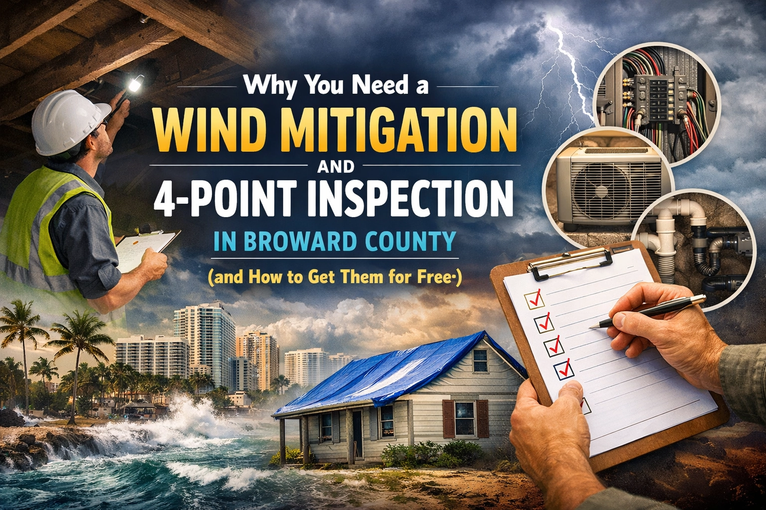 Wind Mitigation and 4-Point Inspection report for Broward County home