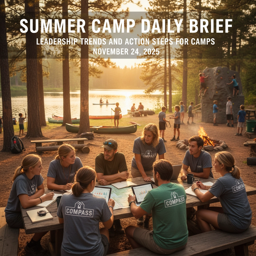 Summer Camp Daily Brief: Leadership Trends and Action Steps for Camps (November 24, 2025)