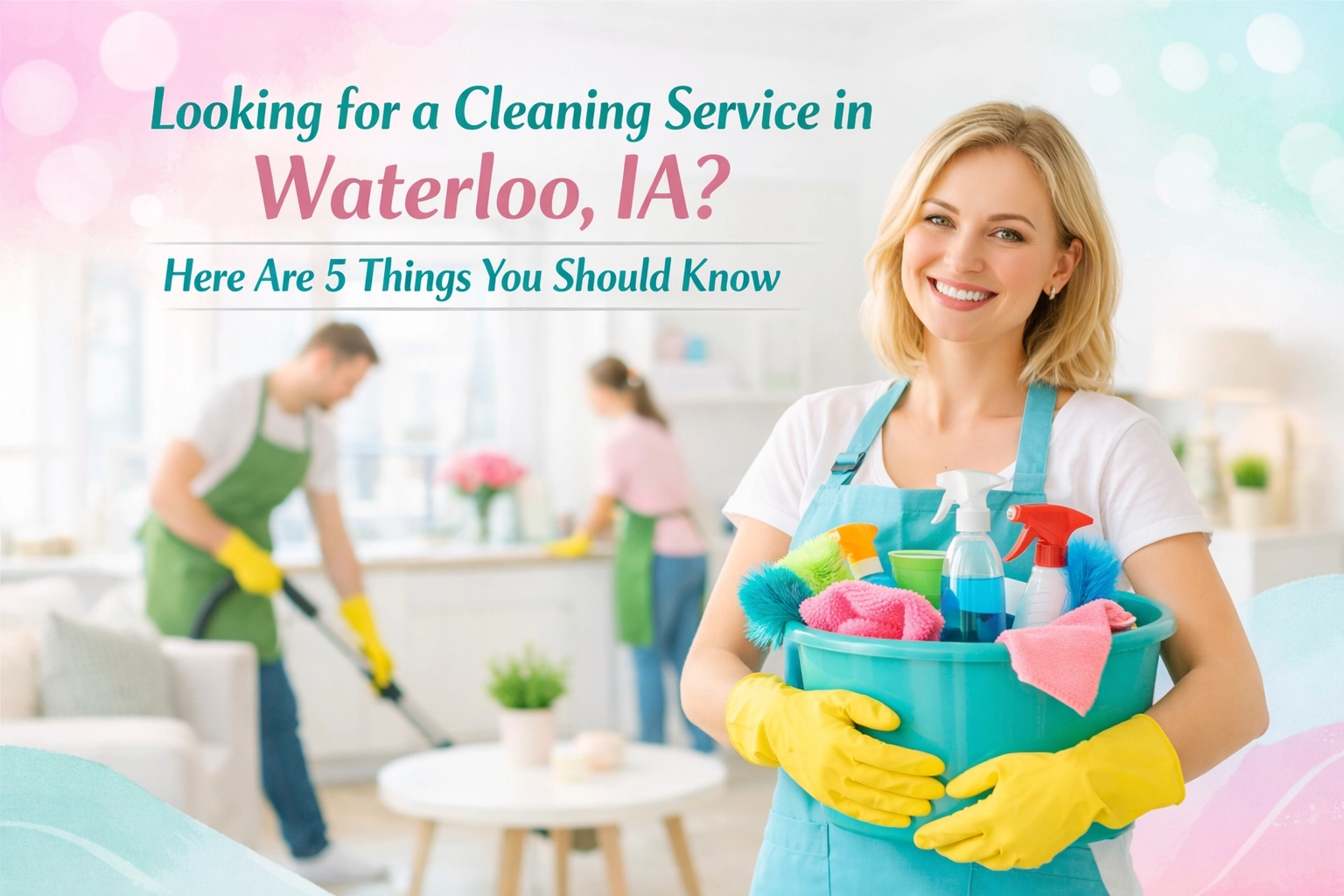 [HERO] Looking for a Cleaning Service in Waterloo, IA? Here Are 5 Things You Should Know