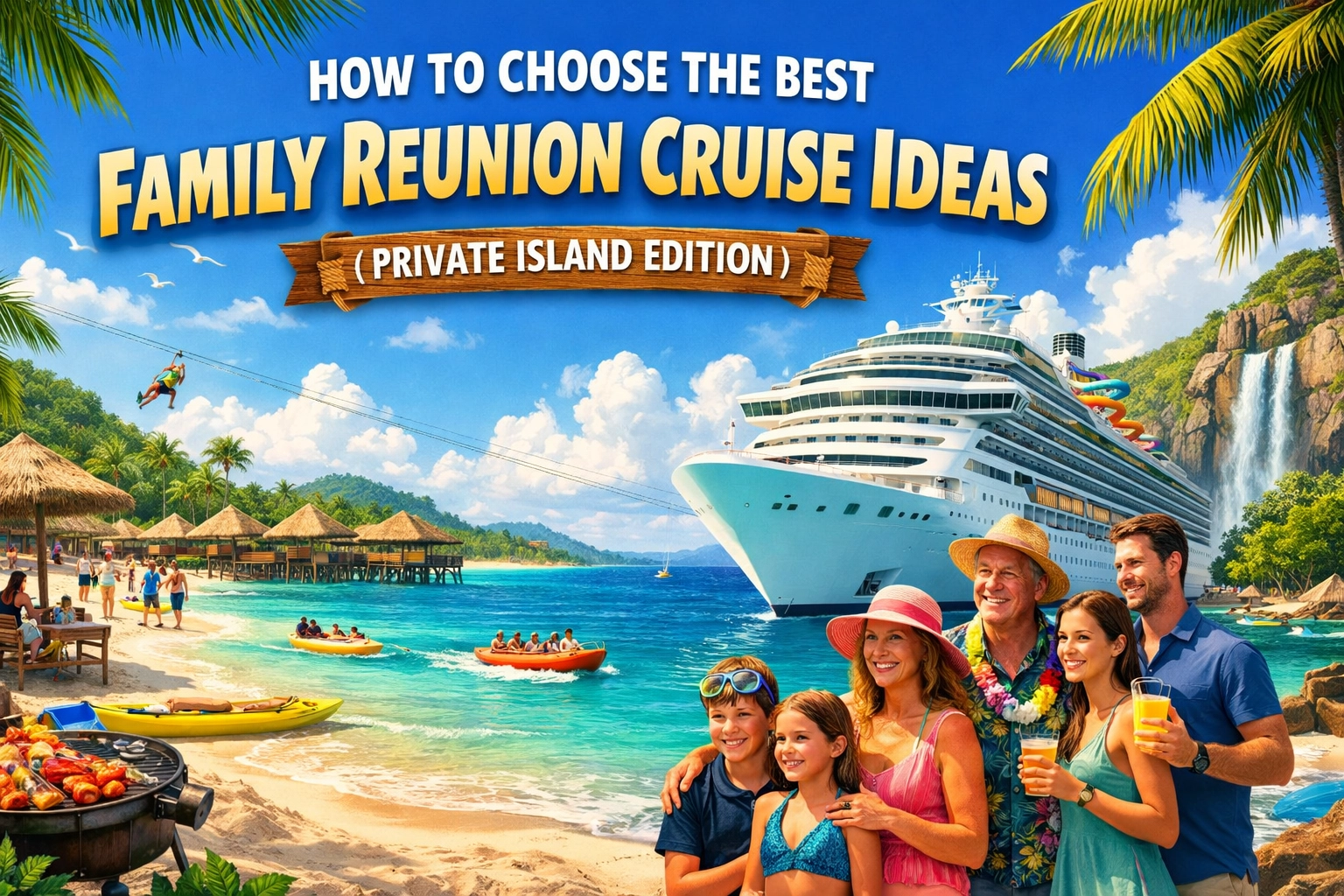 [HERO] How to Choose the Best Family Reunion Cruise Ideas (Private Island Edition)