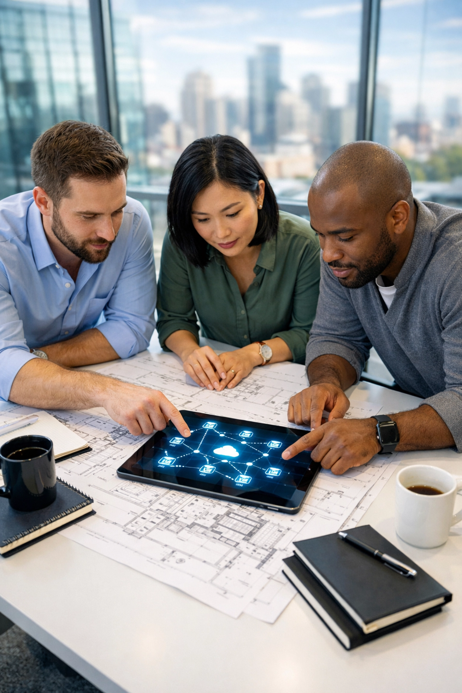 ServiceNow implementation partners mapping network infrastructure for a successful ITOM Discovery rollout.