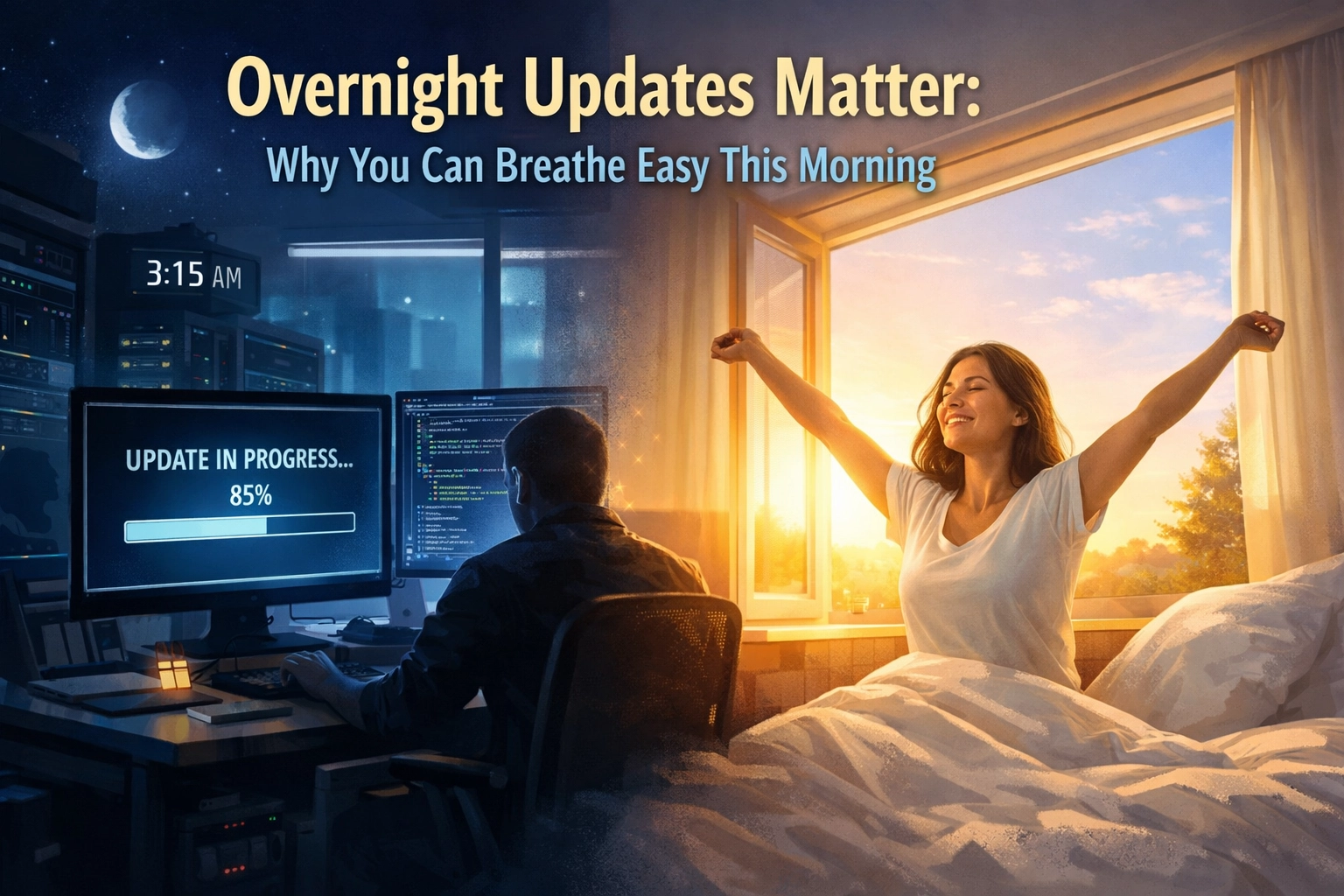 [HERO] Overnight Updates Matter: Why You Can Breathe Easy This Morning