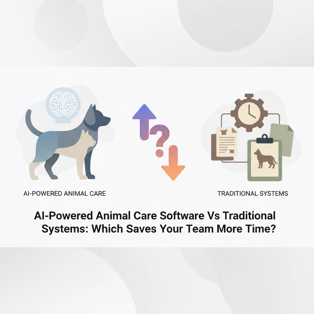 AI-Powered Animal Care Software Vs Traditional Systems: Which Saves Your Team More Time?