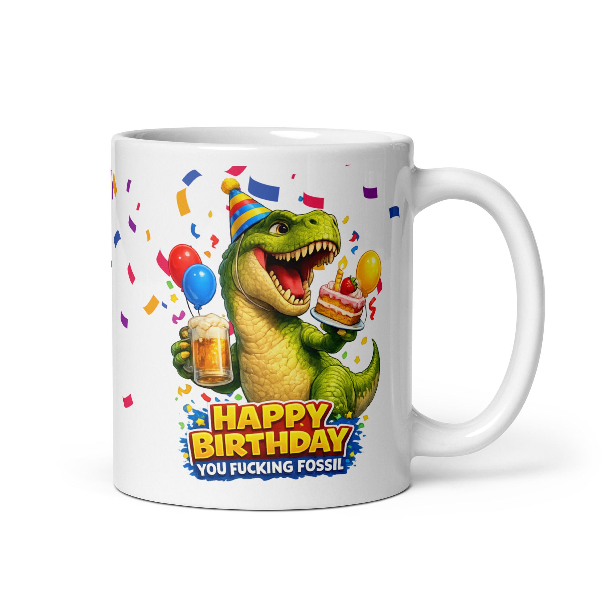Fossil Roast Birthday Mug