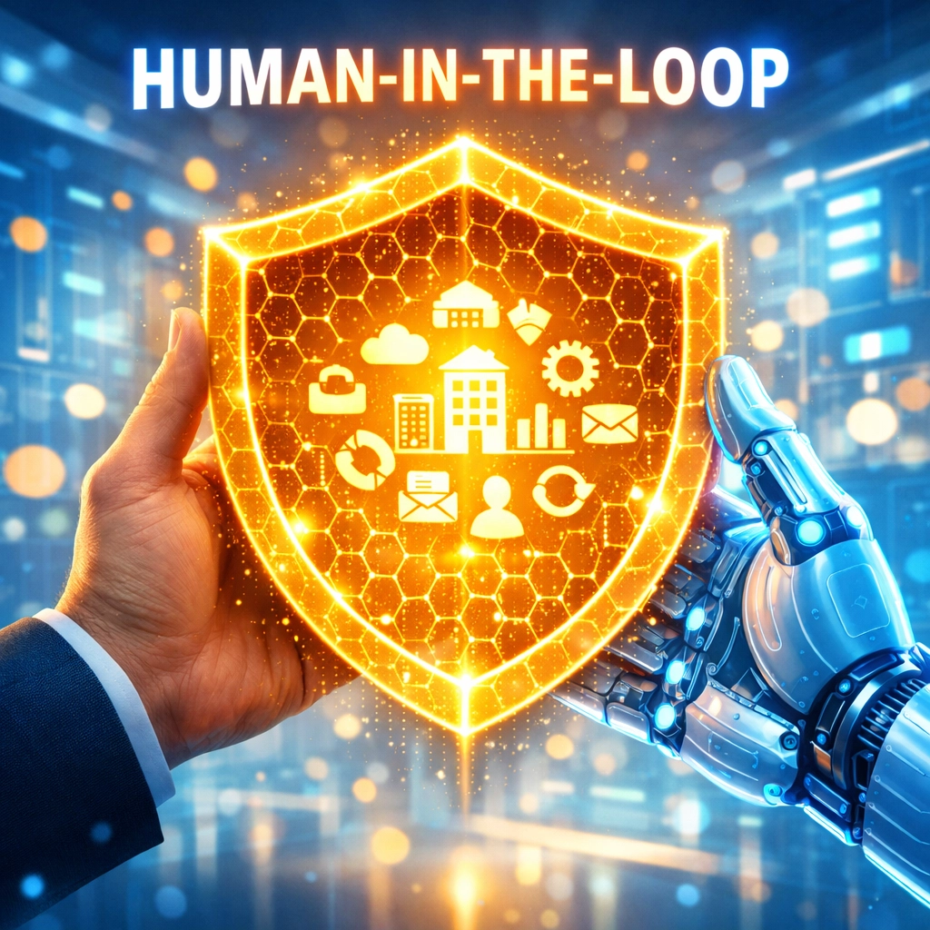 KI-Sicherheit durch Human-in-the-loop: Gemeinsamer Schutz sensibler Unternehmensdaten.