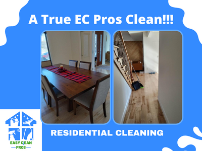 Spotless Dining and Hallway by Easy Clean Pros