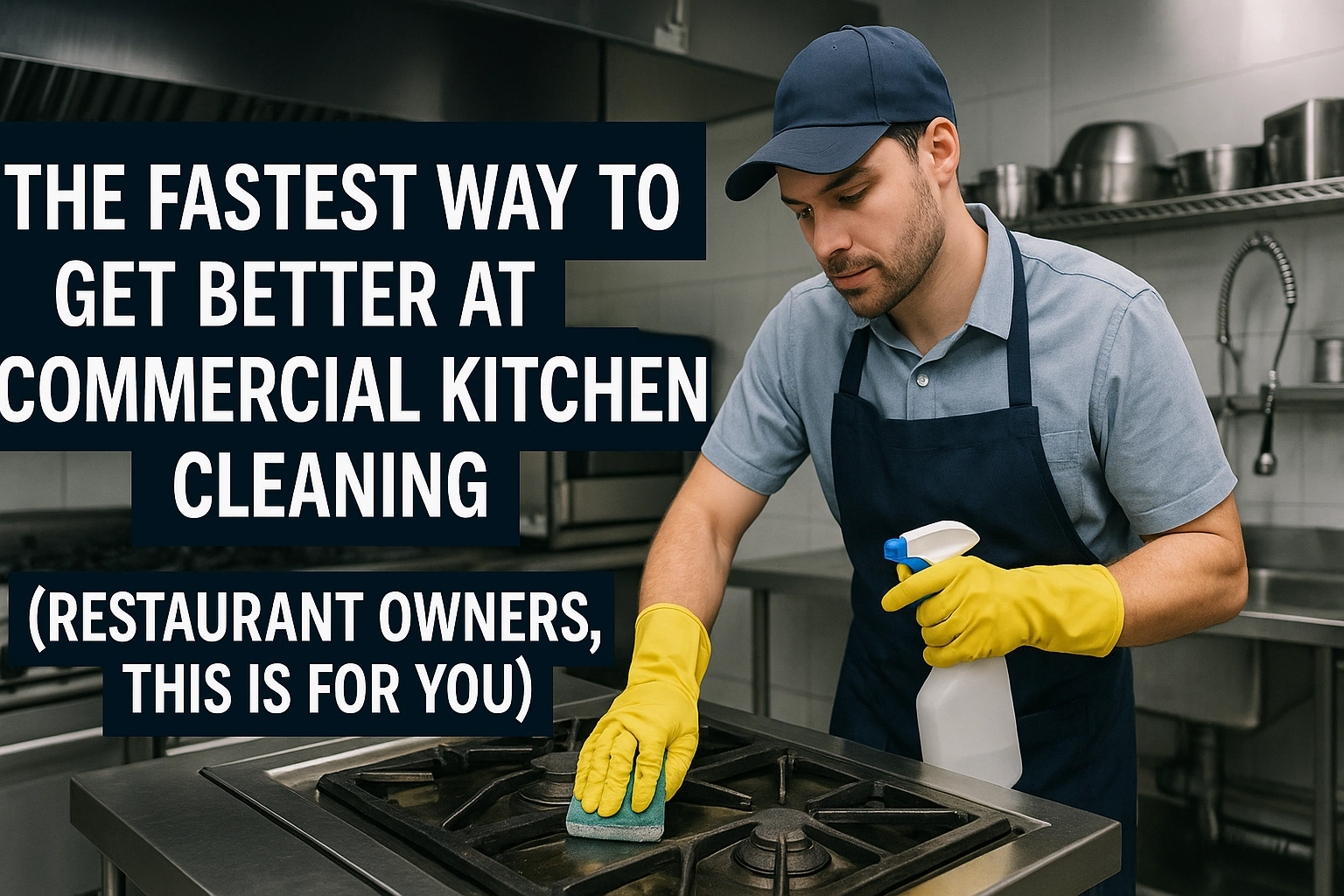 The Fastest Way to Get Better at Commercial Kitchen Cleaning (Restaurant Owners, This Is For You)