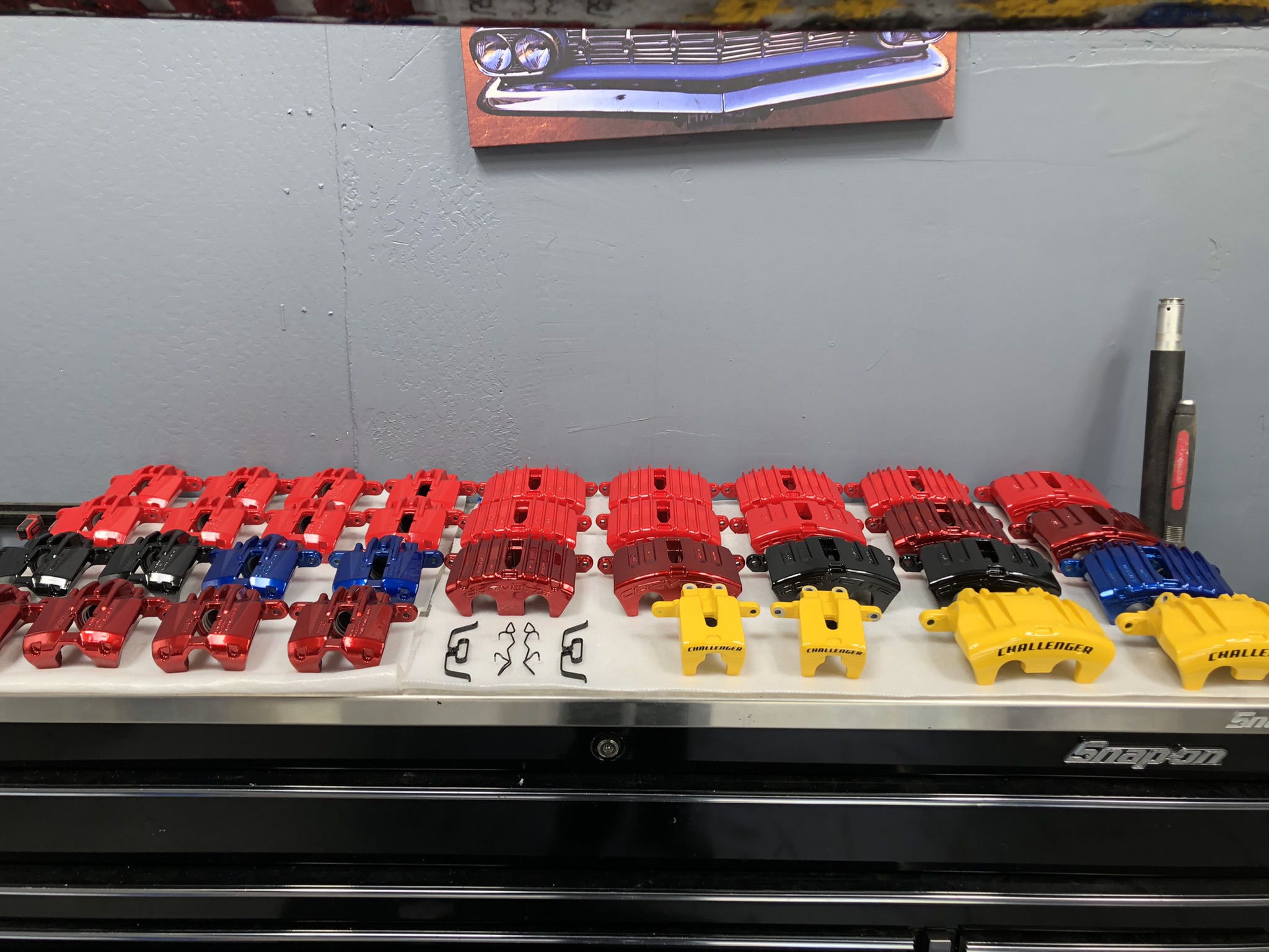 Powder Coated Brake Calipers for Mopar