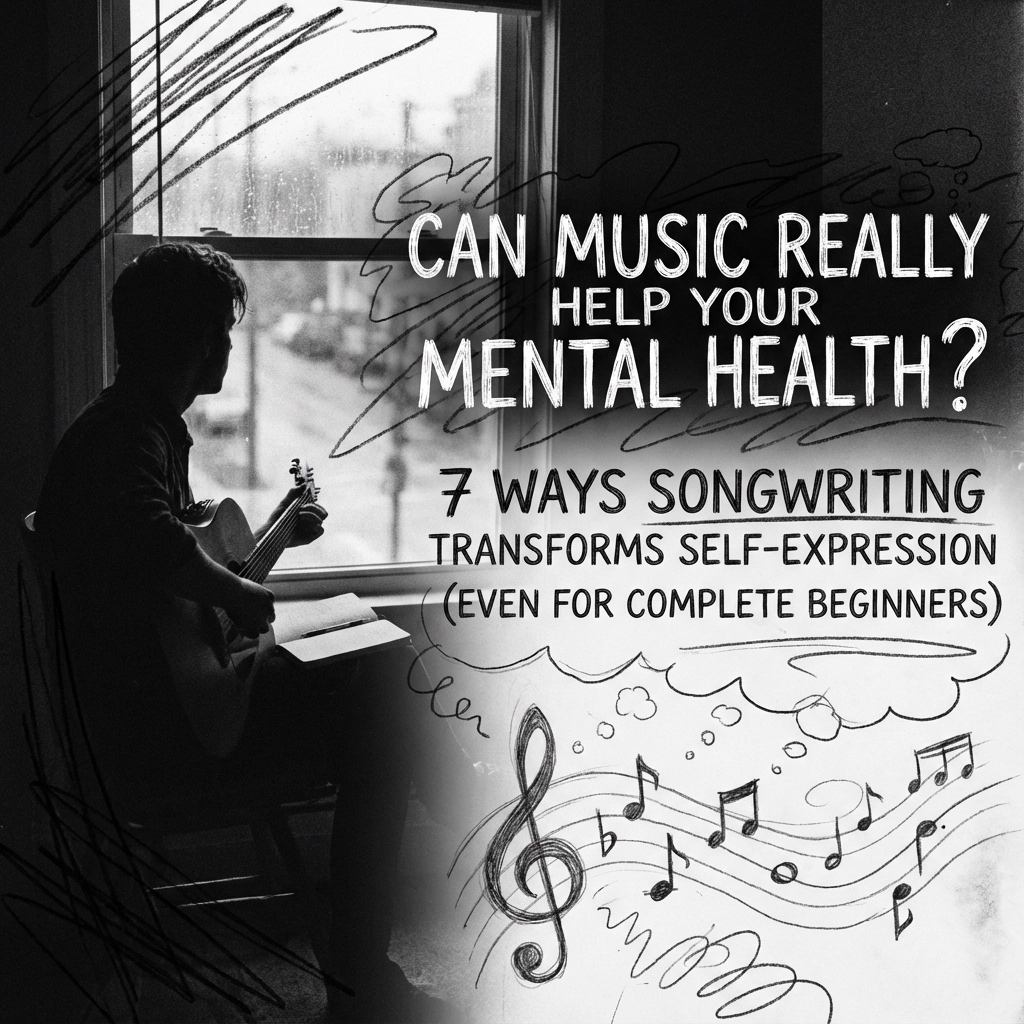Can Music Really Help Your Mental Health? 7 Ways Songwriting Transforms Self-Expression (Even for Complete Beginners)