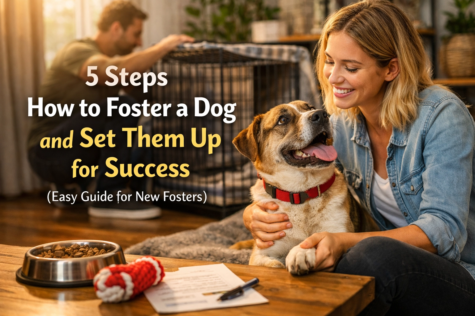 [HERO] 5 Steps How to Foster a Dog and Set Them Up for Success (Easy Guide for New Fosters)