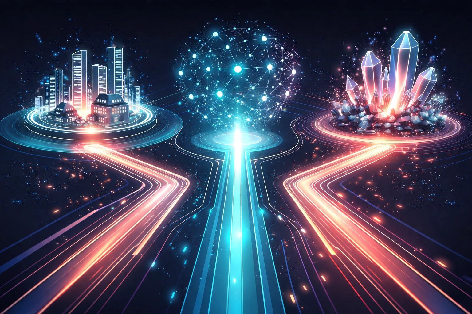 Dynamic portfolio rebalancing pathways showing flexible investment strategy options for 2026